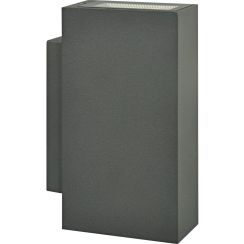 Goldlux Orlean applique murale extérieure 2x2.5 W graphite 319814
