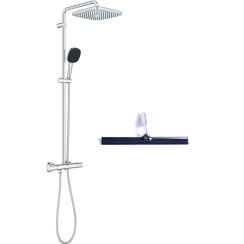 Set ensemble de douche Grohe Vitalio Comfort 26696001, raclette à eau Grohe 4067393055617