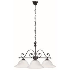 Rabalux Dorothea lampe suspendue 3x60 W blanc-noir 7773