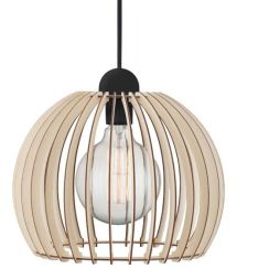 Nordlux Chino lampe suspendue 1x60 W bois 84833014