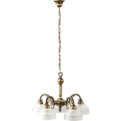 Rabalux Flossi lampe suspendue 5x40 W blanc-marron 8815