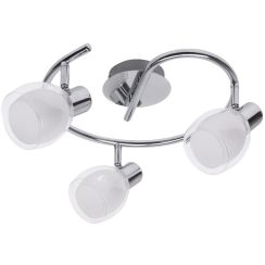 Rabalux Dave plafonnier 3x W blanc-chrome 6837