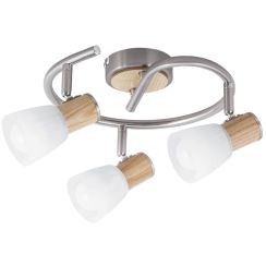 Rabalux Gavin plafonnier 3x40 W blanc-chrome-satin 6488