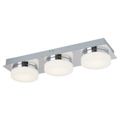 Rabalux Hilary plafonnier 3x15 W blanc-chrome 5663