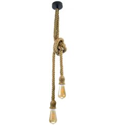 Goldlux Rope lampe suspendue 2x12 W beige 307613