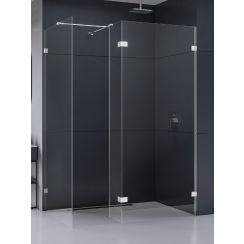 New Trendy Eventa paroi de douche walk-in 110 cm chrome brillant/verre transparent EXK-4668
