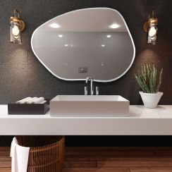 Baltica Design Bright Stain I miroir 100x72 cm avec éclairage blanc 5904107916682