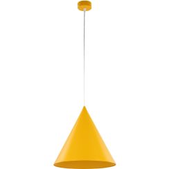 TK Lighting Cono lampe suspendue 1x15 W jaune 10066
