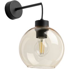 TK Lighting Cubus applique murale 1x15 W ambre 4135