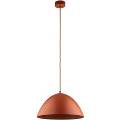 TK Lighting Faro lampe suspendue 1x15 W rouge 10259