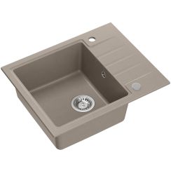 Quadron Peter évier graniteq 62x50 cm beige HCQP6250ST