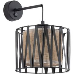 TK Lighting Harmony applique murale 1x15 W noir-marron 5950