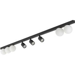 TK Lighting Vox plafonnier x10 W noir 10004