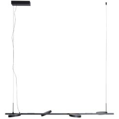 MaxLight Ibiza lampe suspendue 4x8 W noir P0529