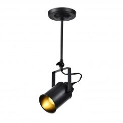 GTV Demir lampe suspendue 1x40 W noir OS-DEM-10-DEC