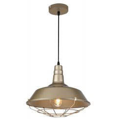 GTV Solen lampe suspendue 1x40 W doré OS-SOL2-40-DEC
