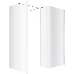 Set paroi de douche walk-in Excellent Vidoq KAEX.1507.930.LP.CR, paroi de douche walk-in Excellent Vidoq KAEX.1506.1200.LP.CR
