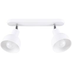 Sollux Lighting Elba plafonnier 2x15 W blanc SL.1314