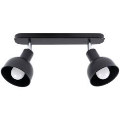 Sollux Lighting Elba plafonnier 2x15 W noir SL.1317