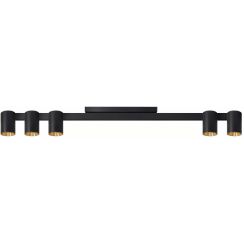 Goldlux Maribel plafonnier 5x12 W noir 326188