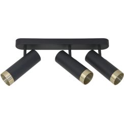 Goldlux Fado plafonnier 3x10 W noir 326003