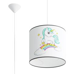 Sollux Lighting Jednorożec lampe suspendue 1x15 W multicolore SL.1412
