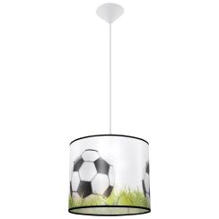 Sollux Lighting Piłka lampe suspendue 1x15 W blanc-noir-vert SL.1428
