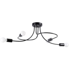 Sollux Lighting Levar plafonnier 4x15 W noir SL.1455