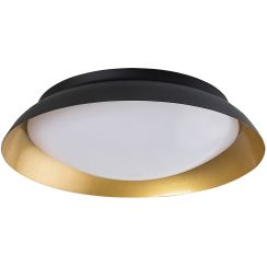 Rabalux Hafsa plafonnier 1x24 W noir-doré 71187