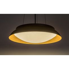 Rabalux Hafsa lampe suspendue 1x24 W noir-doré 72134
