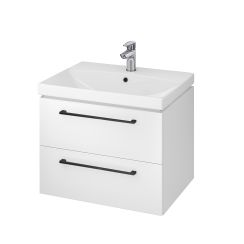 Cersanit Gala lavabo avec meuble et poignées 60 cm blanche S801-369