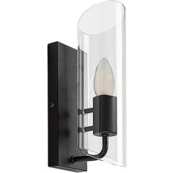 Rabalux Teodoro applique murale 1x12 W noir-transparent 75027
