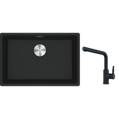 Set évier en granit Franke Maris 125.0687.256, mitigeur de cuisine Franke Urban 115.0627.523