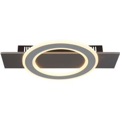 Globo Lighting Jayden plafonnier 1x18 W blanc-noir-gris 48034-18