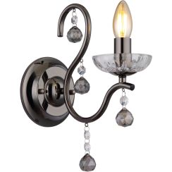 Globo Lighting Camila applique murale 1x40 W noir-cristal 64134W