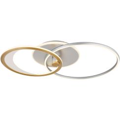 Globo Lighting Umbra plafonnier 1x40 W blanc-doré-argenté 67333-40