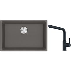 Set évier en granit Franke Maris 125.0687.258, mitigeur de cuisine Franke Urban 115.0627.523