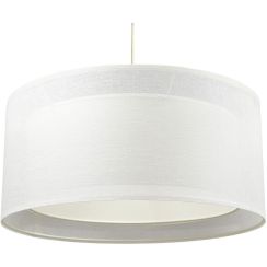BPS Koncept Duo len light lampe suspendue 1x60 W crème 0MGO-004-50