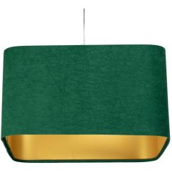 BPS Koncept Kwadro sue lampe suspendue 1x60 W vert-doré KW-104-40W30