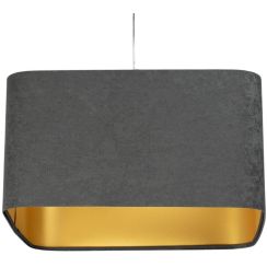 BPS Koncept Kwadro sue lampe suspendue 1x60 W doré-graphite KW-110-40W25