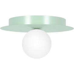 Kaja Robin plafonnier 1x10 W blanc-menthe K-5453
