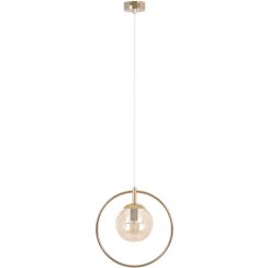 Kaja Sven lampe suspendue 1x10 W doré-ambre K-5395