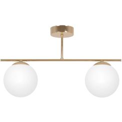 Kaja Rea plafonnier 2x10 W blanc-doré K-5421