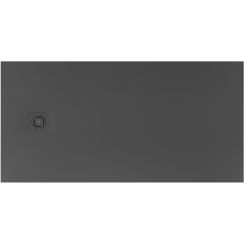 Roca Magma receveur de douche rectangulaire 140x70 cm onyx APE015782BC03640