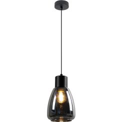 Candellux Moldo lampe suspendue 1x40 W noir-fumé 31-35080