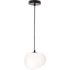 Candellux Stones lampe suspendue 1x40 W blanc-noir 31-35134