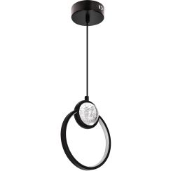 Candellux Lacrima lampe suspendue 1x15 W noir 31-35592