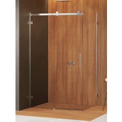 New Trendy Softi X cabine de douche 120x100 cm rectangulaire chrome brillant/verre transparent EXK-5295