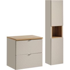 Set armoire Comad Viva Cashmere VIVA CASHMERE 82-60-2S, armoire Comad Viva Cashmere VIVA CASHMERE 80-03-2D, NOVA OAK A 89-60