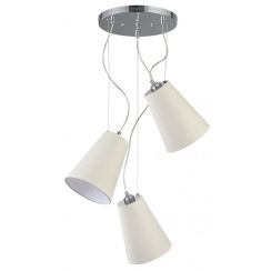 GTV Kasel lampe suspendue 4x40 W crème OS-KAS3-05-DEC